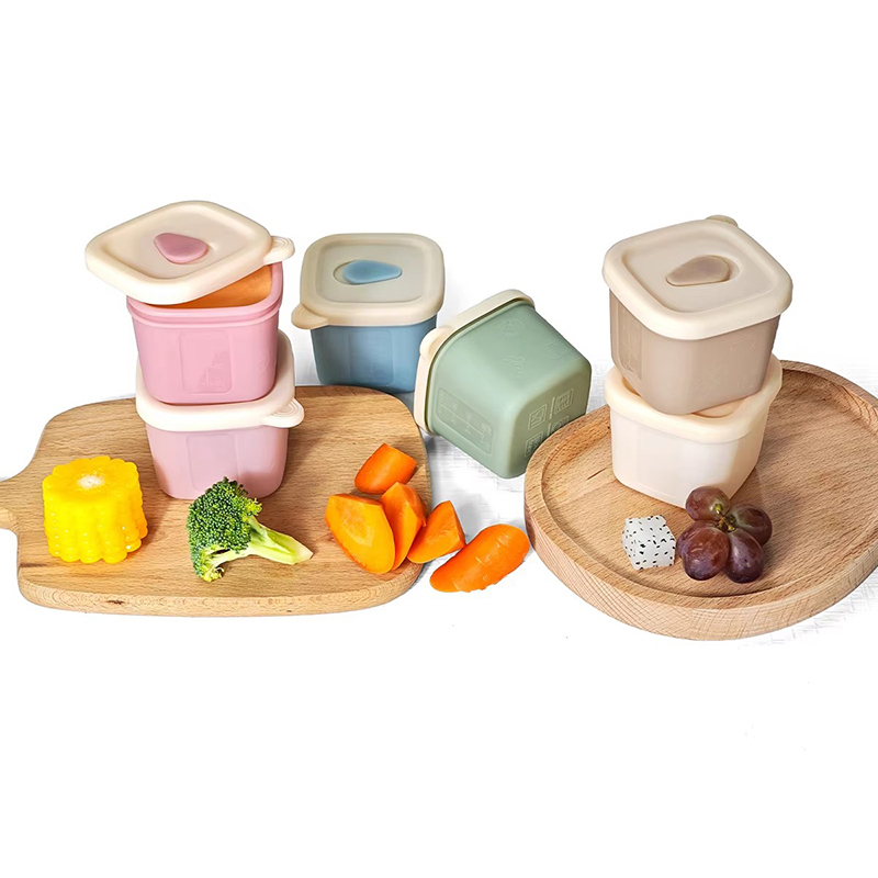 Baby Food Jars With Lids - Wadah Makanan Bayi dengan Tutup Kotak