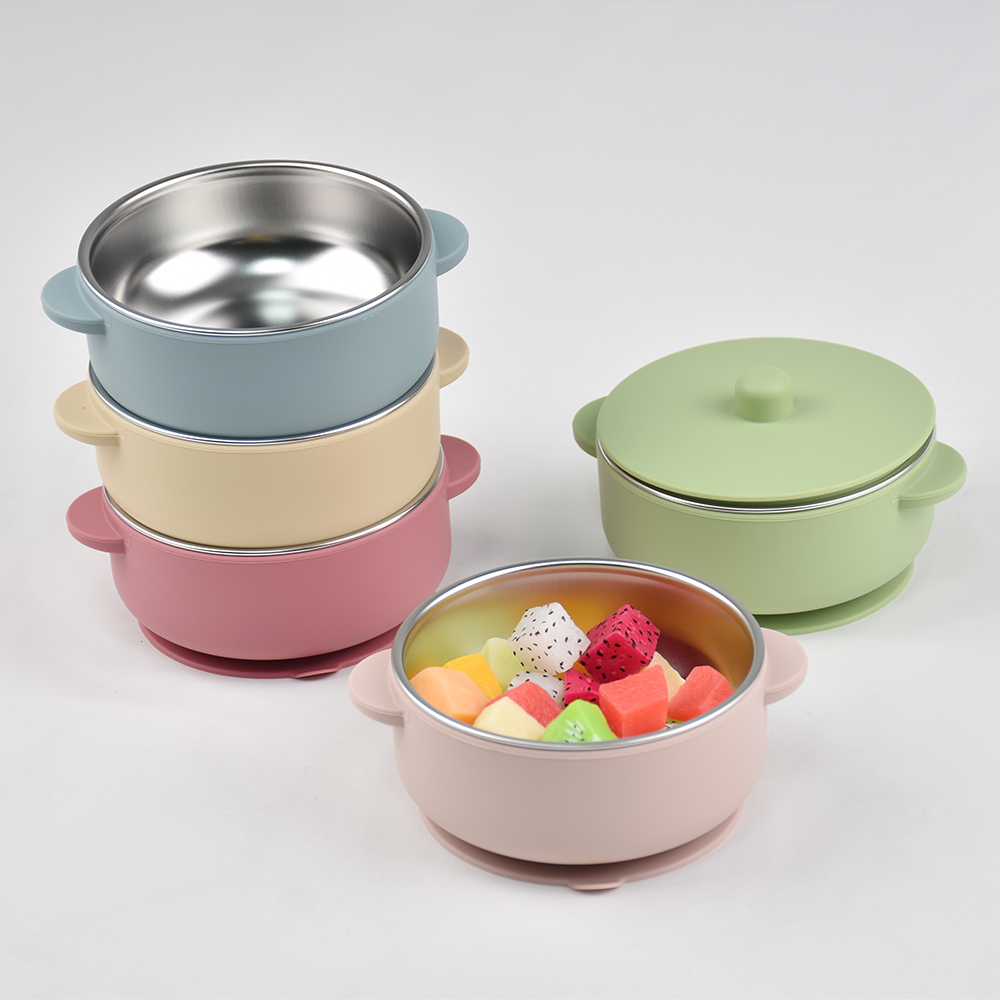 Baby Food Jars With Lids - Mangkuk Latihan Bayi 300ml dengan Tutup,