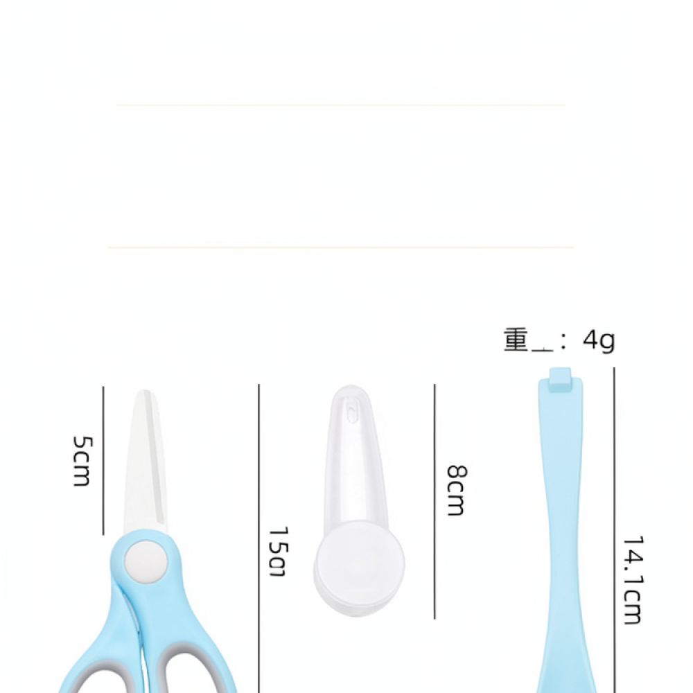 Baby Food Scissors - Gunting Makanan Bayi dengan Mata Pisau