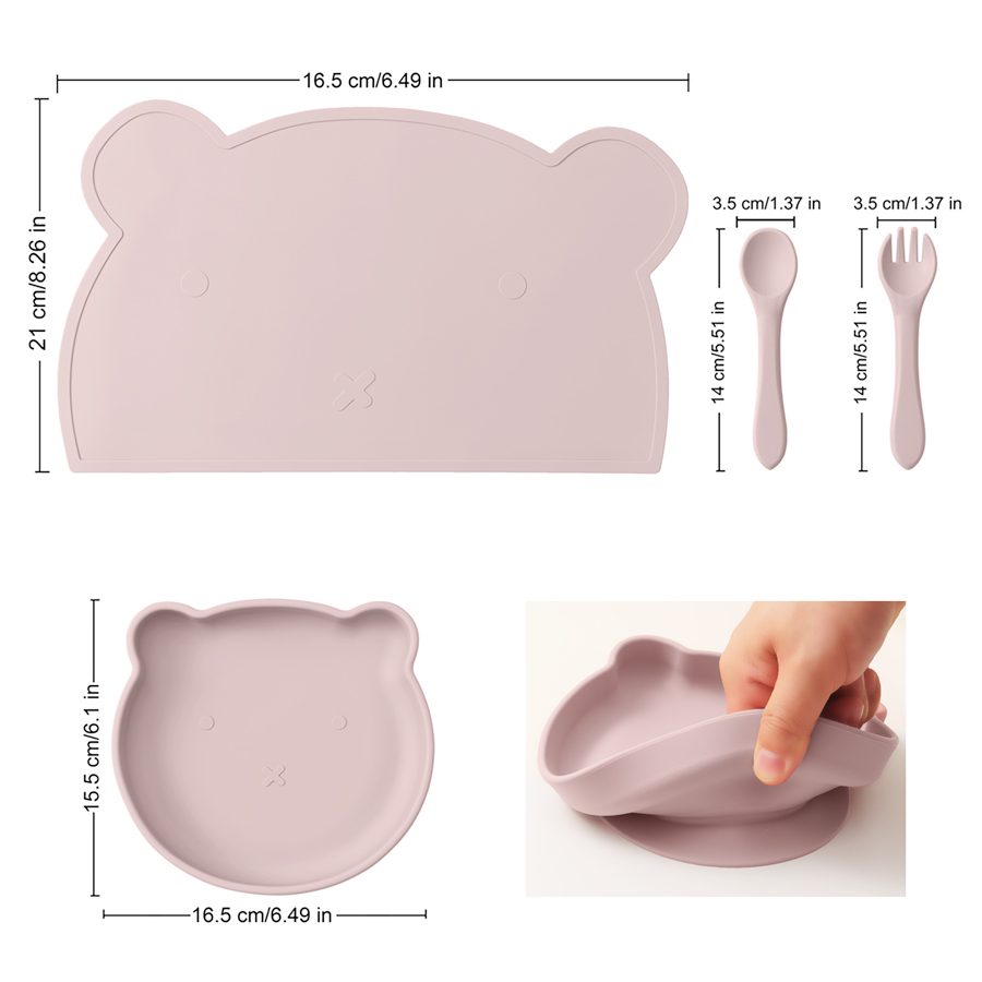 Peralatan makan silikon anak-a - Baby Food Menu ulasan dan harga